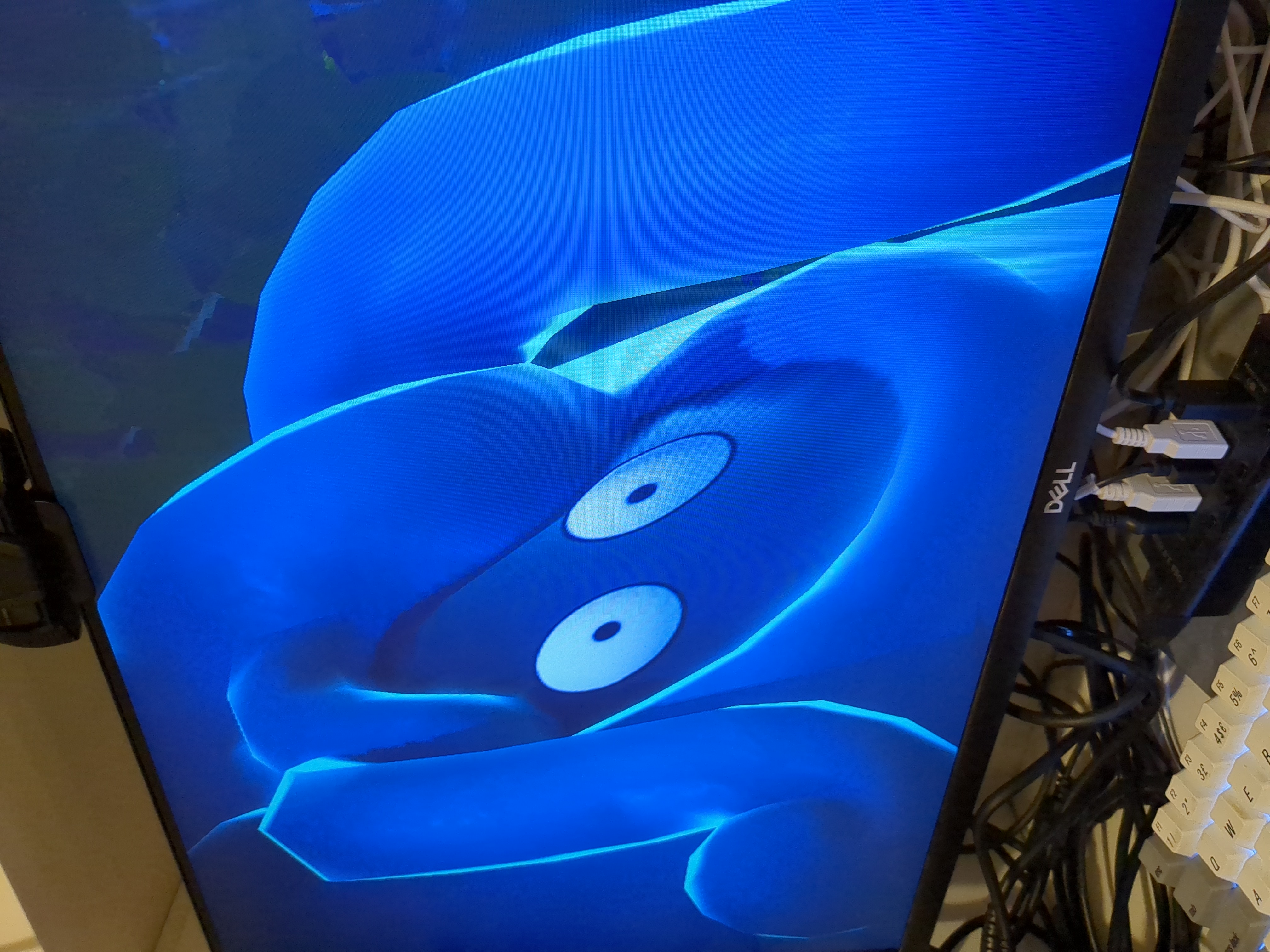 tangrowth, a vine-y pokemon, stares into the distance. what does he see? we will never know.